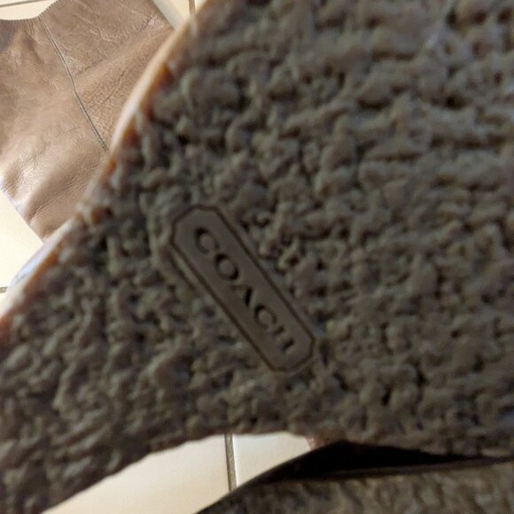Coach Tall Wedge Leather Boots - Picture 3 of 8